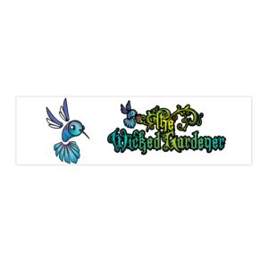 Wicked Gardener Bumper Stickers, Car Decor, Eco-Friendly Stickers, Unique Gift, Nature Lover Accessories